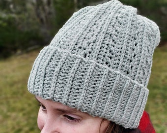 Patrón de gorro de invierno "Love This Moment" a crochet