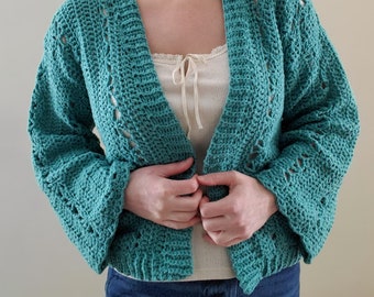 Misty Meadow Cardigan Crochet Pattern
