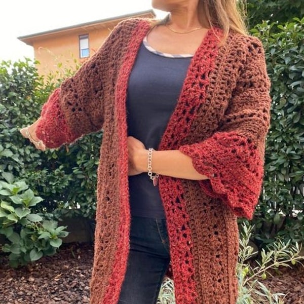 Zelica Duster Cardigan Crochet Pattern