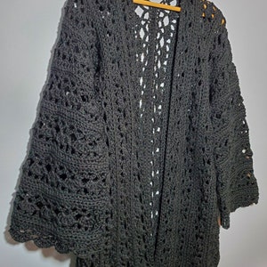 Zelica Duster Cardigan Crochet Pattern - Etsy Australia