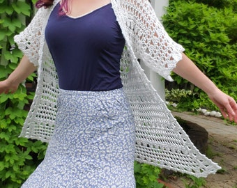 Summer Market Cardigan Crochet Pattern