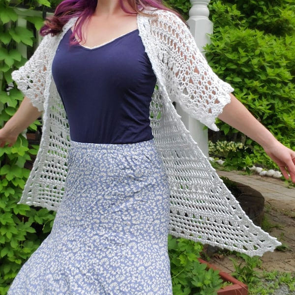 Summer Market Cardigan Crochet Pattern