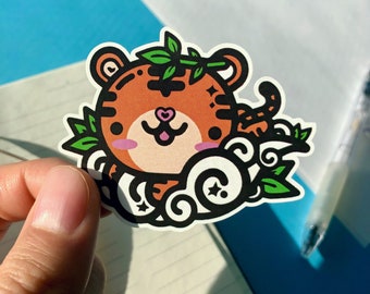 Zodiac Tiger- Vinyl Sticker