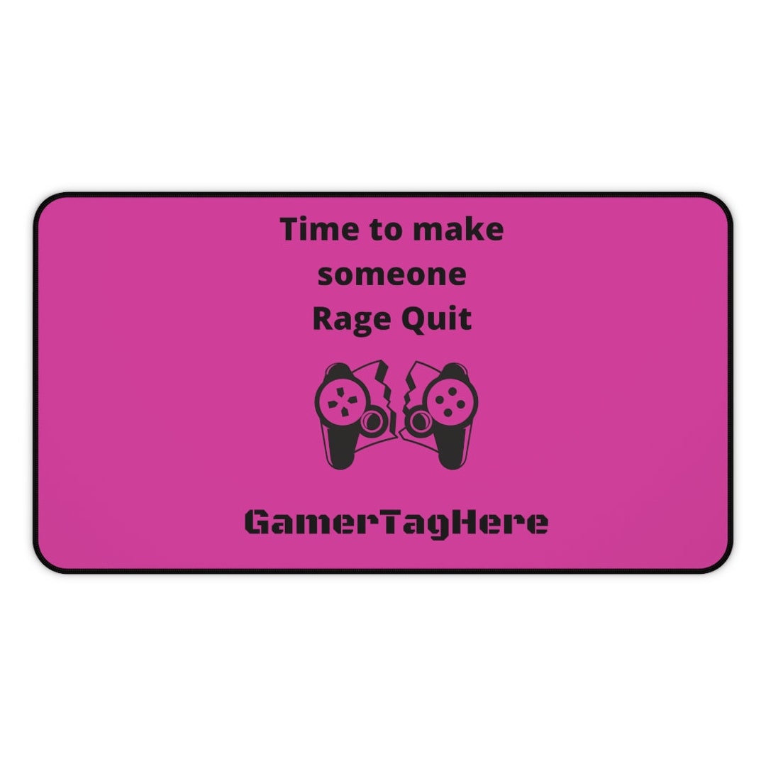 Customizable Gamer Desk Mat Etsy