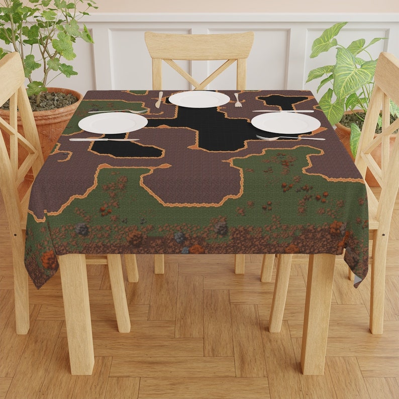Dnd RPG Map Square Tablecloth Etsy