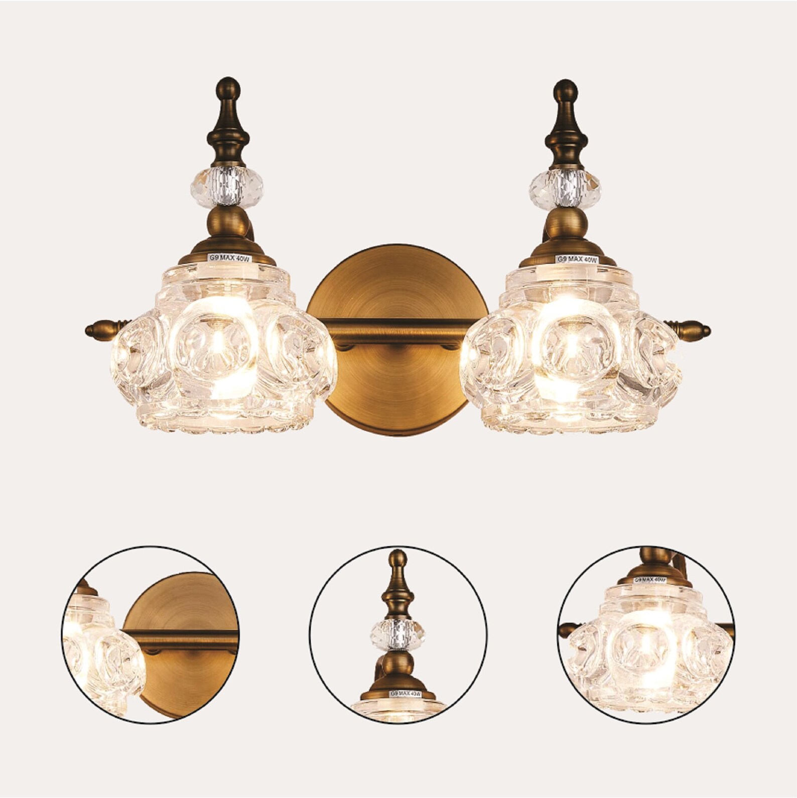 Bathroom Vanity Light Fixture Vanity Light Over Mirror With Etsy