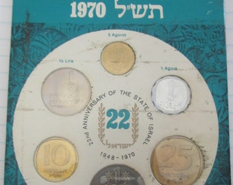 Collection of Coins of Israel from 1970