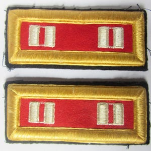 Two Vintage Army Uniform Shoulder Boards, Military, Militaria, Collectibles