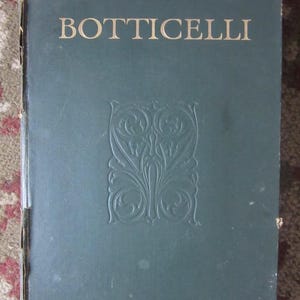 Antique Art Book, Sandro Botticelli, Collectibles