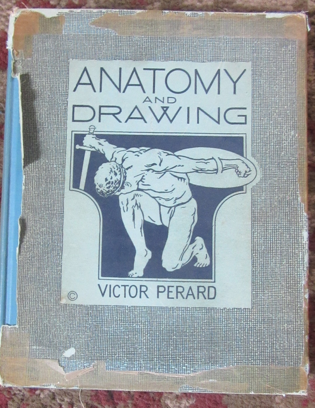 Vintage Art Instruction Book Anatomy and Drawing by Victor Perard Etsy