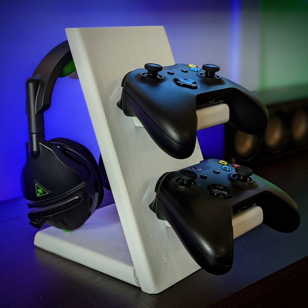 Wooden Xbox Controller and Headset Stand Etsy