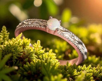 ADJUSTABLE Australian Opal Ring