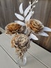 Wood Roses / Anniversary Flowers / ecofriendly flowers / 5th Anniversary/ Roses Gift Bouquet / Birthday flowers / Rustic Wood Flowers / CIN 