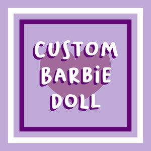 Benutzerdefinierte Barbie-Puppe personalisierte Puppengesicht
