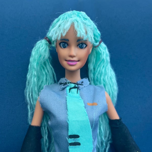 Hatsune Miku Custom Barbie Doll