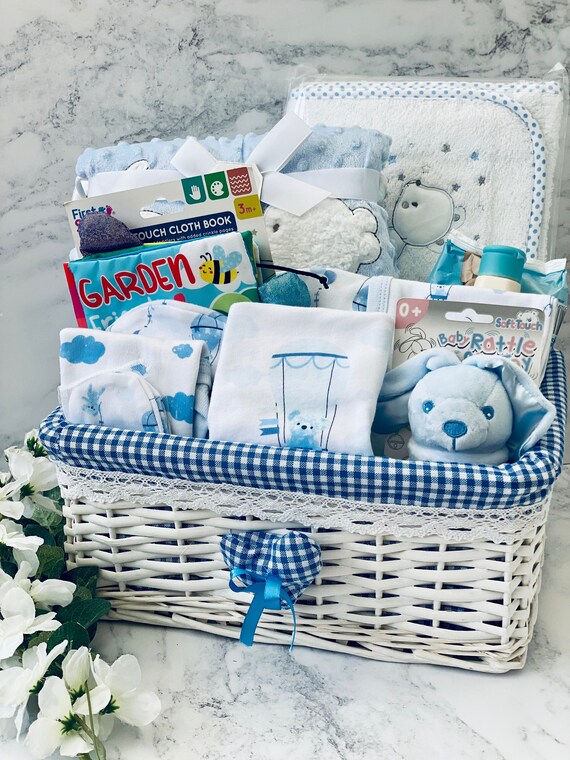 Regalo di lusso per neonato / Cesto regalo per neonato / Regalo per mamma  futura / Regalo per baby shower / Neonato / Regalo per nuovi genitori /  Cesto per neonato -  Italia