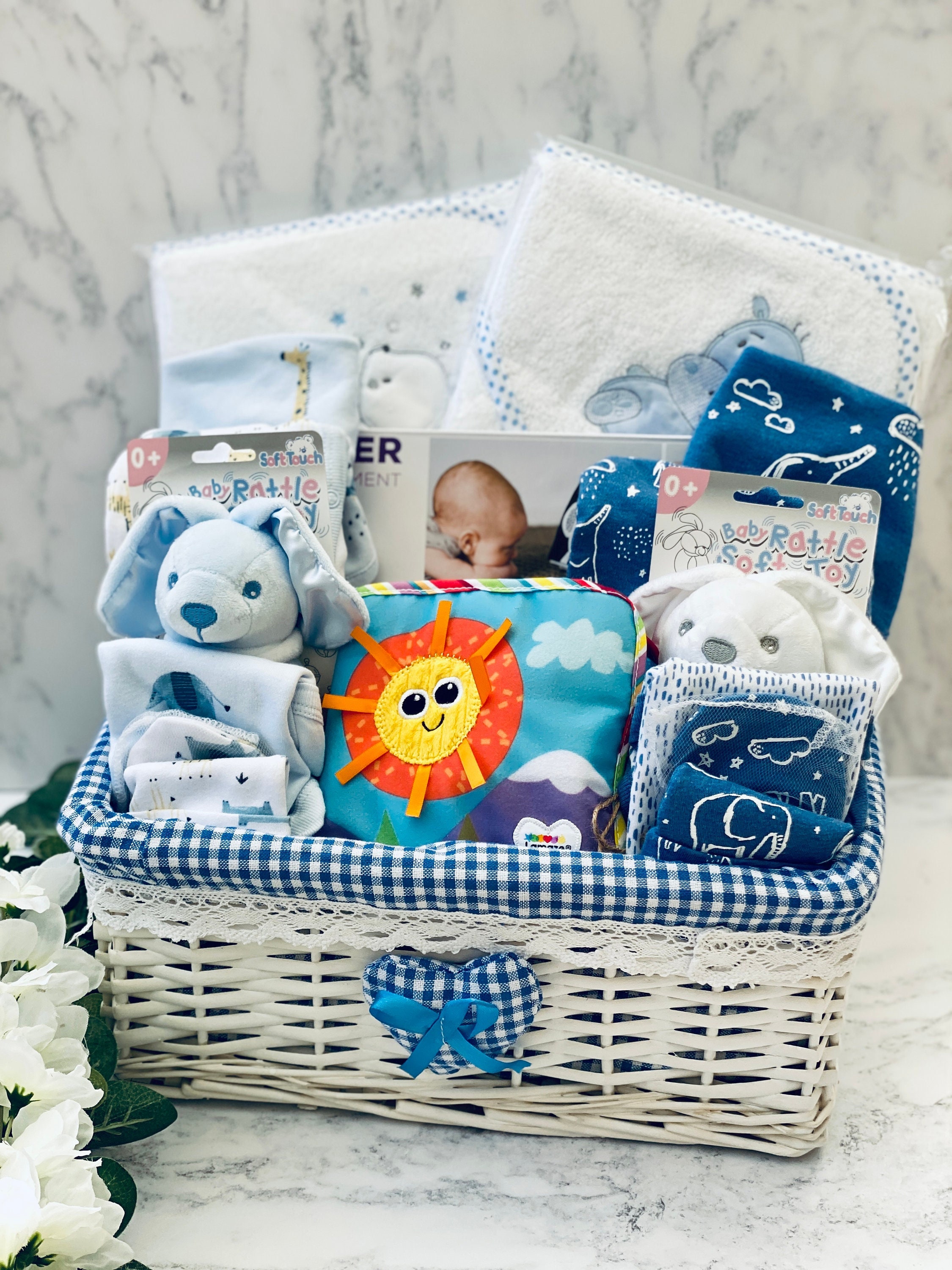 Twin Baby Boy Gift New Baby Boy Twins Gift Hamper Mum to Be Gift