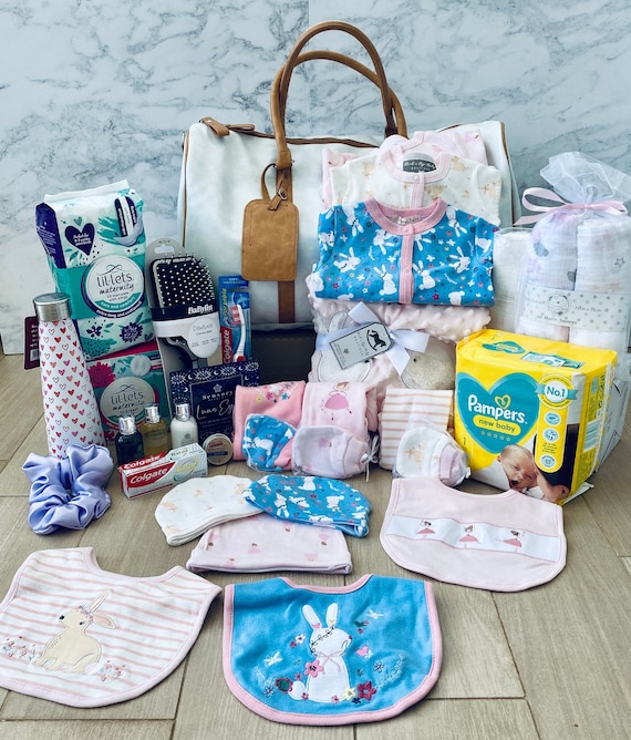 Bolsa de hospital de maternidad preempaquetada / Bolsa de parto Mamá para  ser / Mamá para ser regalo / Regalo de baby shower / Bolsa de hospital para  bebés / Bolsa de