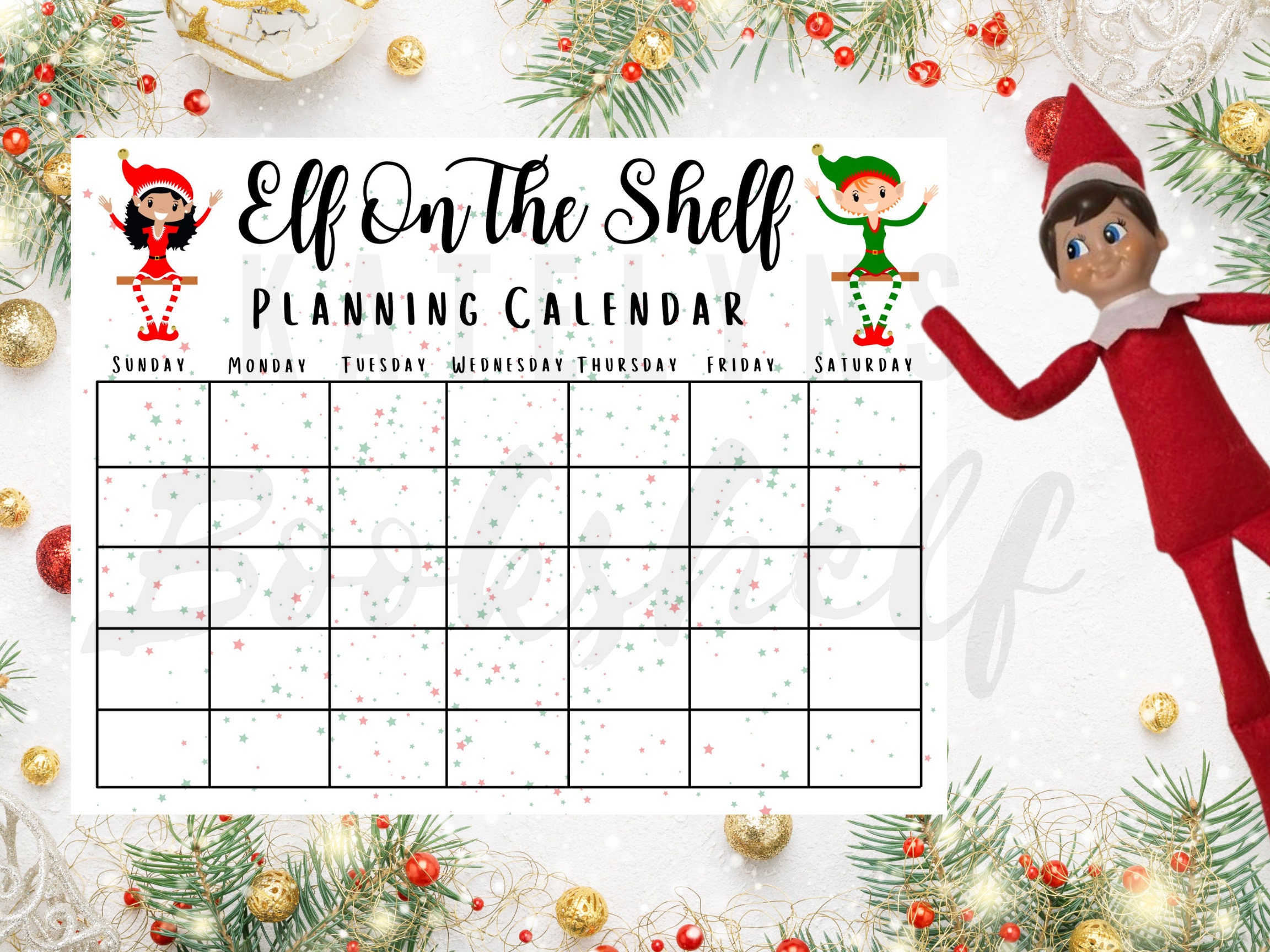 Elf on the Shelf Printables - Etsy