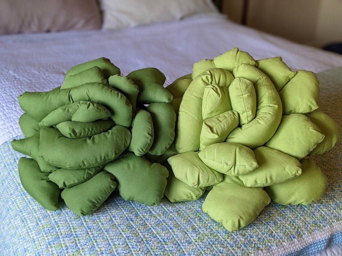 Plush Succulent Cactus Pillow | Etsy