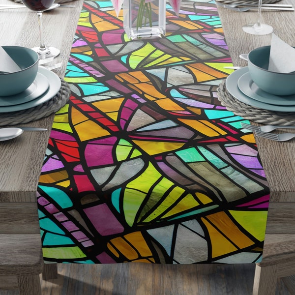Stained Glass Table Etsy