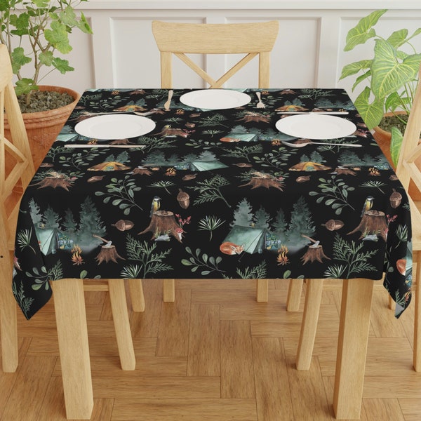 Camping Table Cloth Etsy