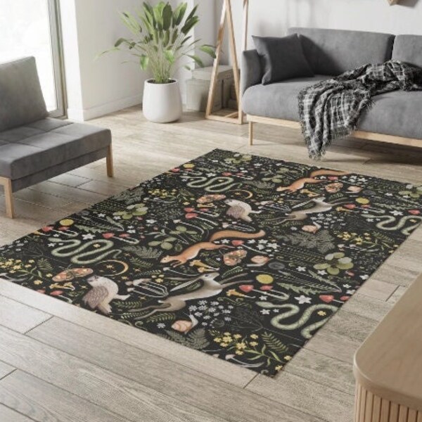 Woodland Rug Etsy