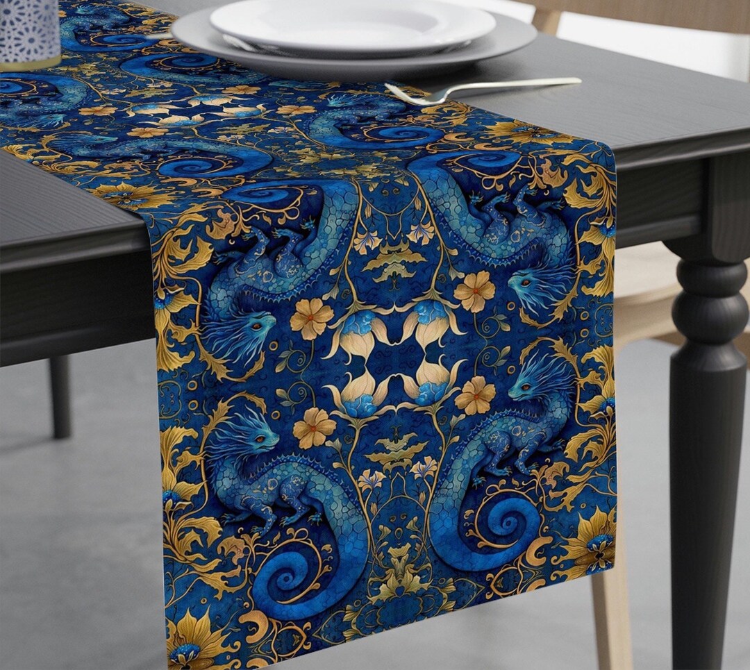 table runner 金彩古鏡文 帯リメイク table runner 金彩古鏡文 帯