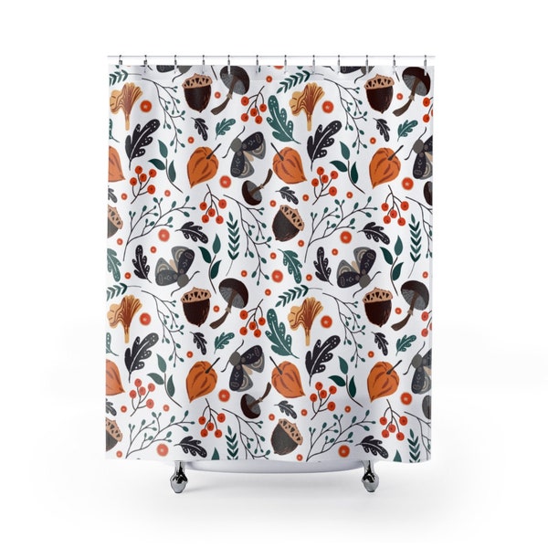 Fall Shower Curtain Etsy