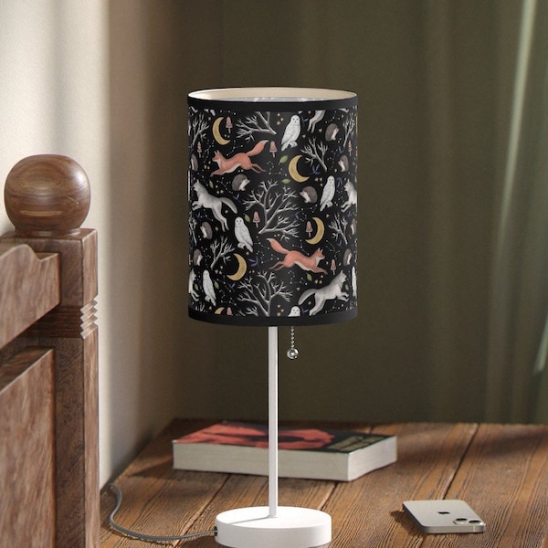 Fox Table Lamp Etsy