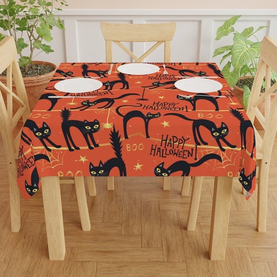 Orange tablecloth 2024