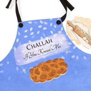 Bread Baker Apron - Funny Bread Apron, Challah If You Knead Me, Gift For Jewish Friend