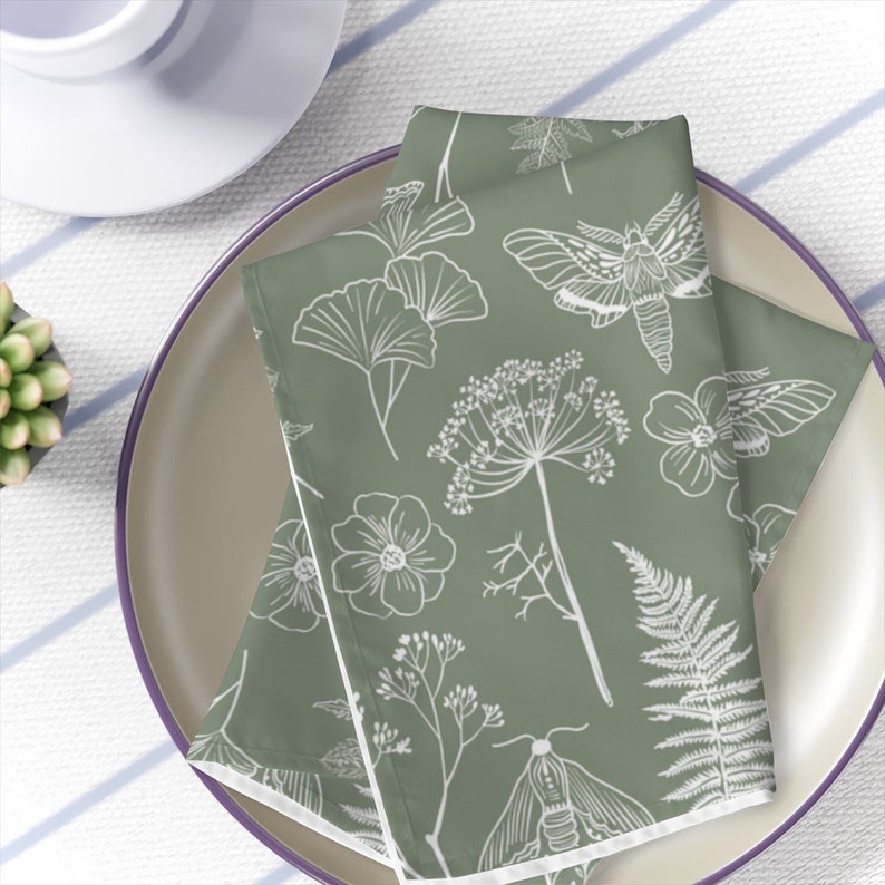 Sage Green Cloth Napkins Sage Green Napkins for Wedding Etsy