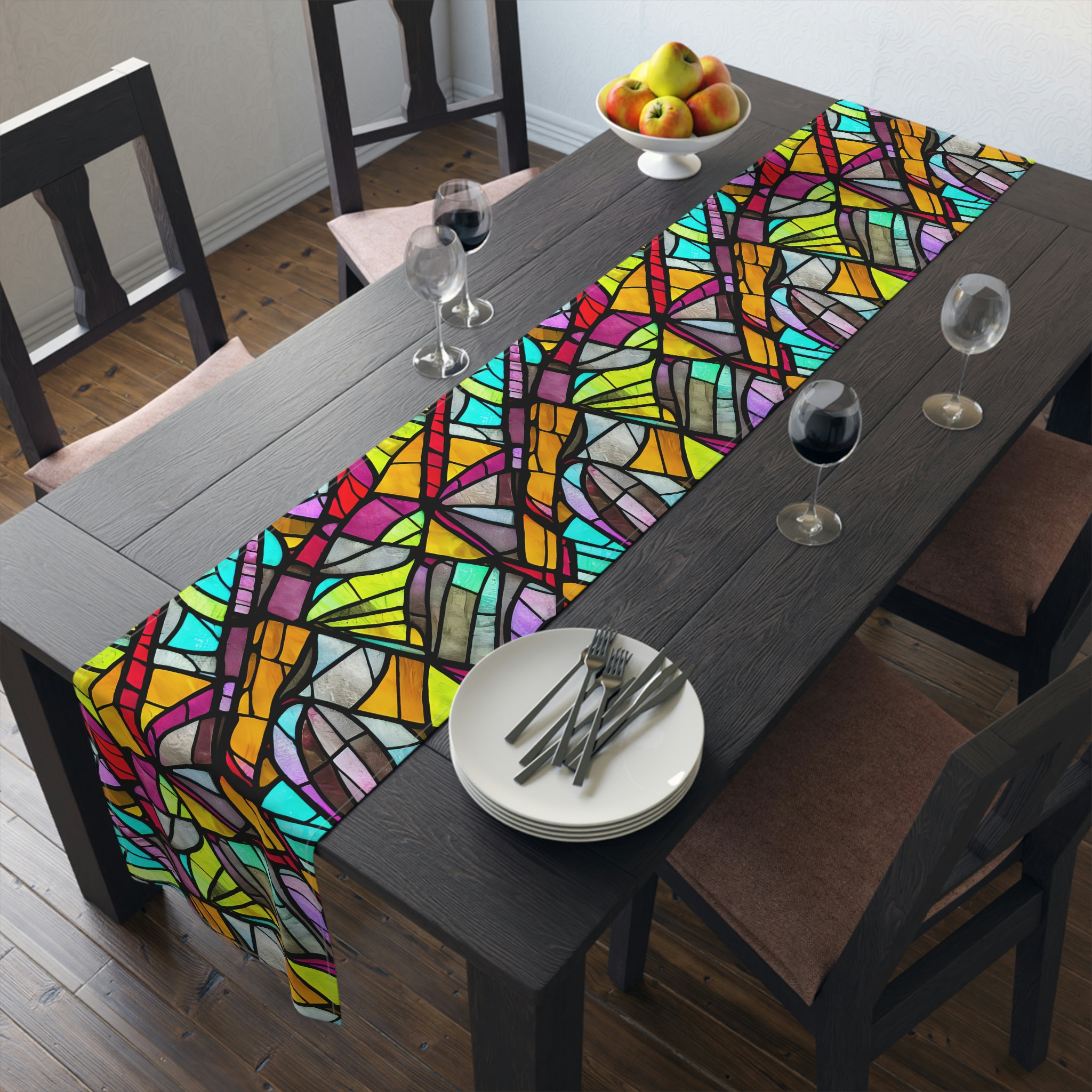 Stained Glass Table Runner Pattern 1000x1000
