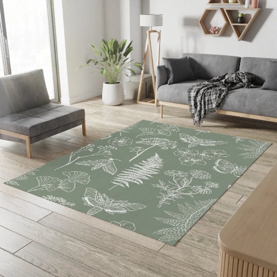 Green rugs for living room deals
