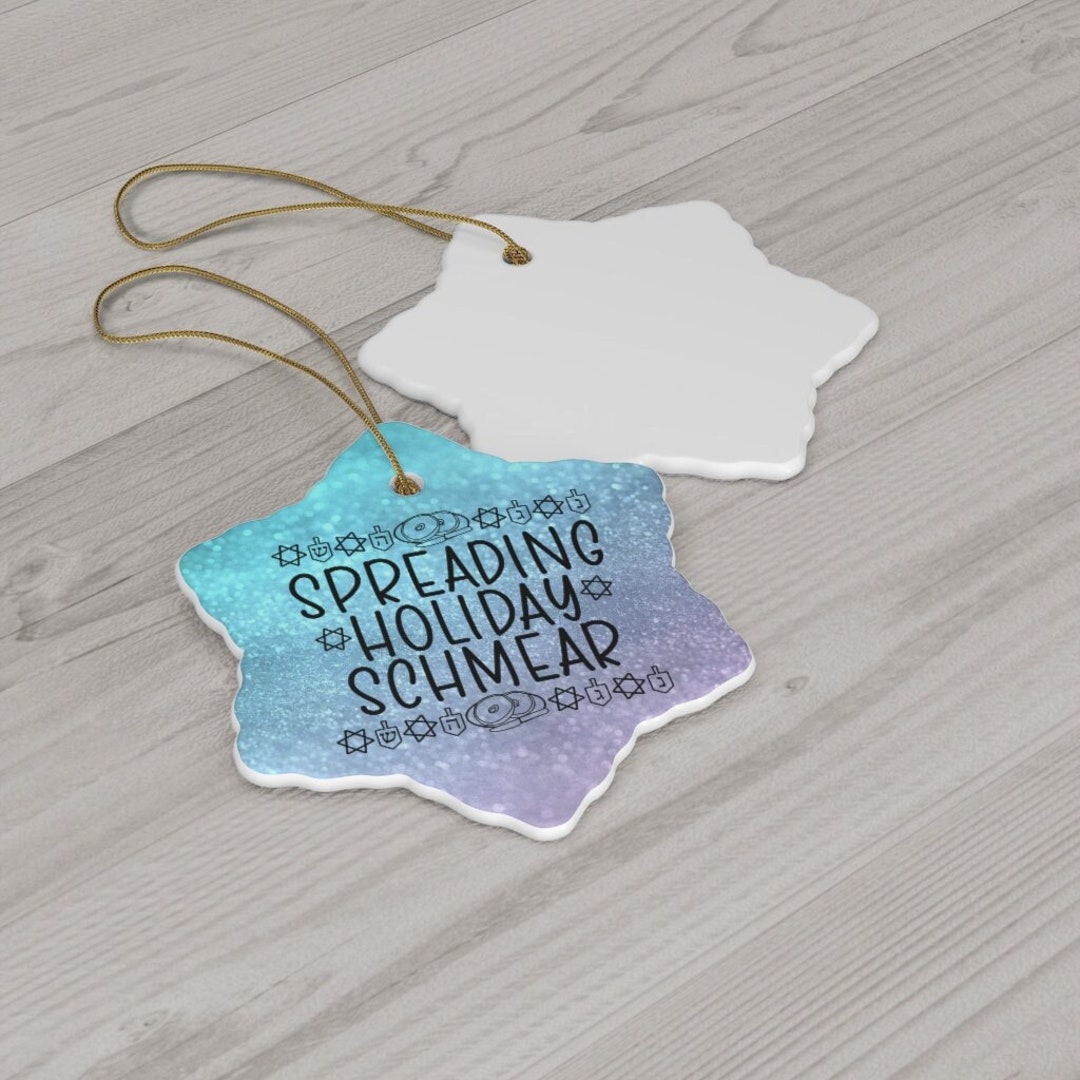 Hanukkah Ornament Star Shaped Funny Jewish Gifts Hannukah Ornament