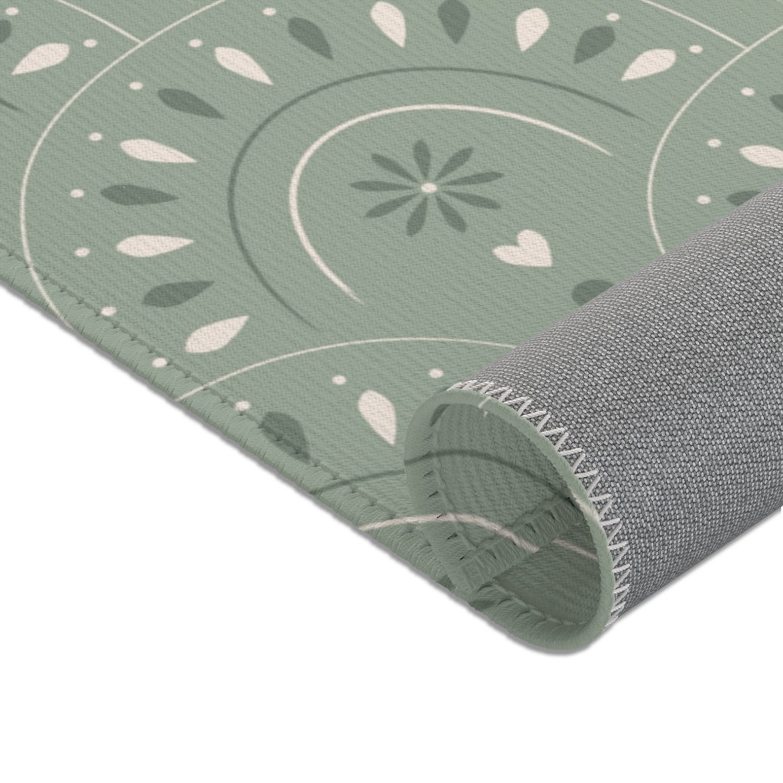 Sage Green Area Rug Boho Rainbow Rug Minimalist Green Rug - Etsy