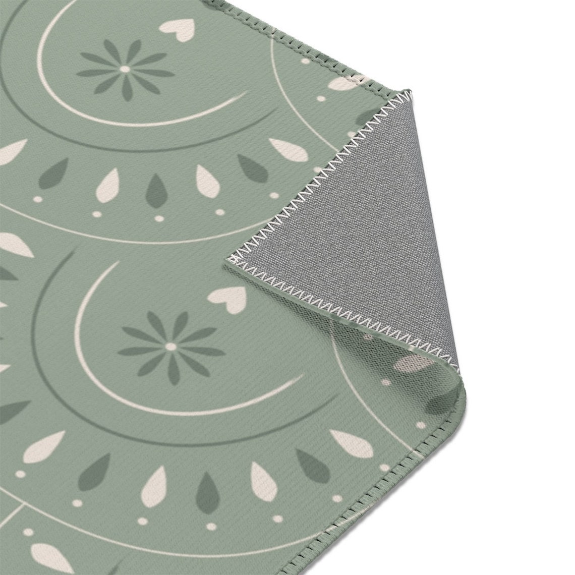 Sage Green Area Rug Boho Rainbow Rug Minimalist Green Rug - Etsy