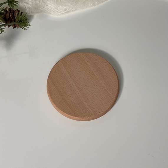 Wood Coasters for Drinks,Insulation pad Wooden Coaster,Square Round Wooden  Drink Coasters,for Home Kitchen Table 