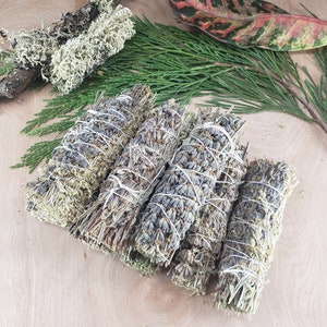 Mountain Sage & Lavender Smudge Sustainably Wildcraft Harvested in Oregon, Smudge Stick, Smudging Wand