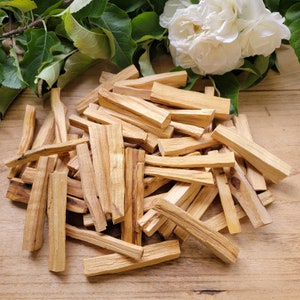Palo Santo, 3 Stick + bundle Holy Wood Smudge from Peru, Natural Inscense Wood, Smudging Stick, Sweet Frangrance, House Warming Gift