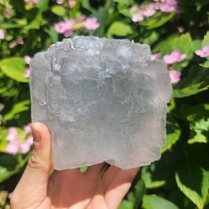 Large Green Fluorite Display Cube from Hunan Province, China, XL Chinese Cubic Fluorite Specimen