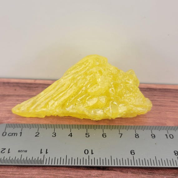 ボリビア産の骨格硫黄結晶、大きな端のある硫黄結晶標本、黄色の天然 