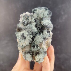 Green Fluorite with Quartz from the Diana Maria Mine, England, UV Reactive