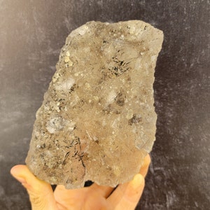 Large Clear Fluorite Included with Calcite from Xianghualing Mine, China, UV Reactive Chinese Mixed Mineral Specimen