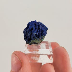 Azurite Crystal from Chessy Copper Mines, Chessy, Villefranche-sur-Saône, Rhône, Auvergne-Rhône-Alpes, France, French Mineral, European
