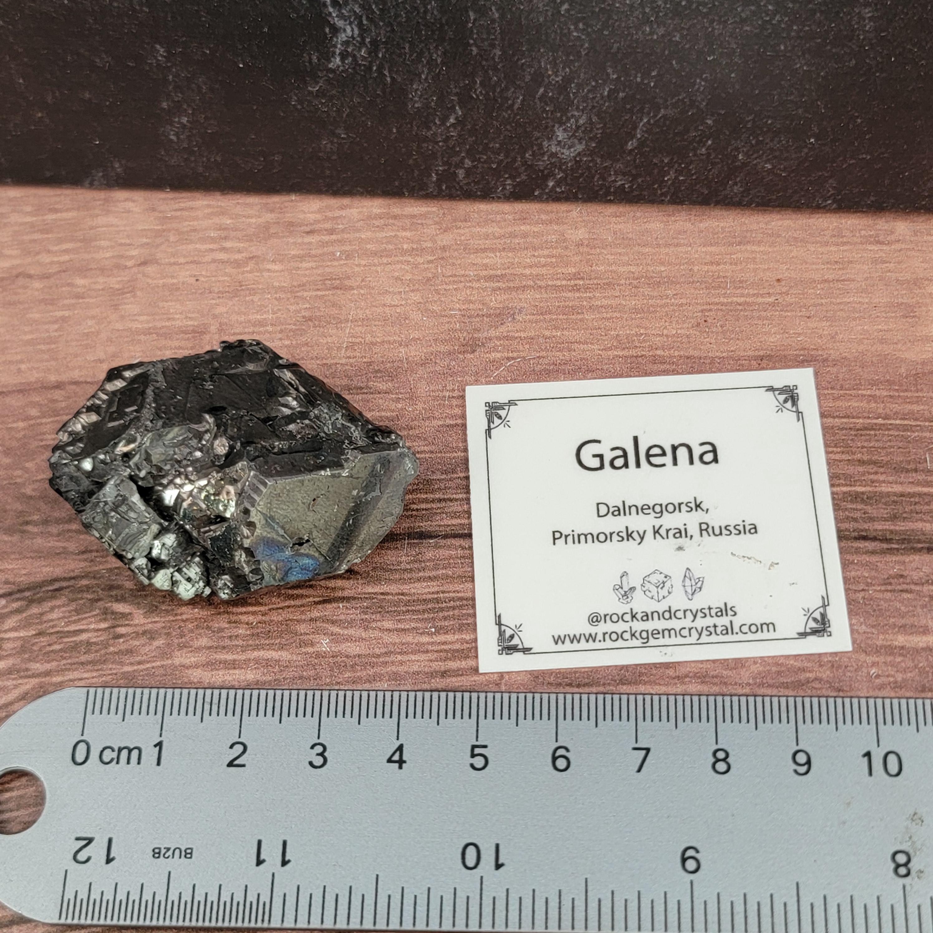 Galena From Dalnegorsk, Russia, Natural Galena Crystal, Russian