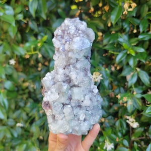 Green + Red Apophyllite Display from India, Zeolite Cluster
