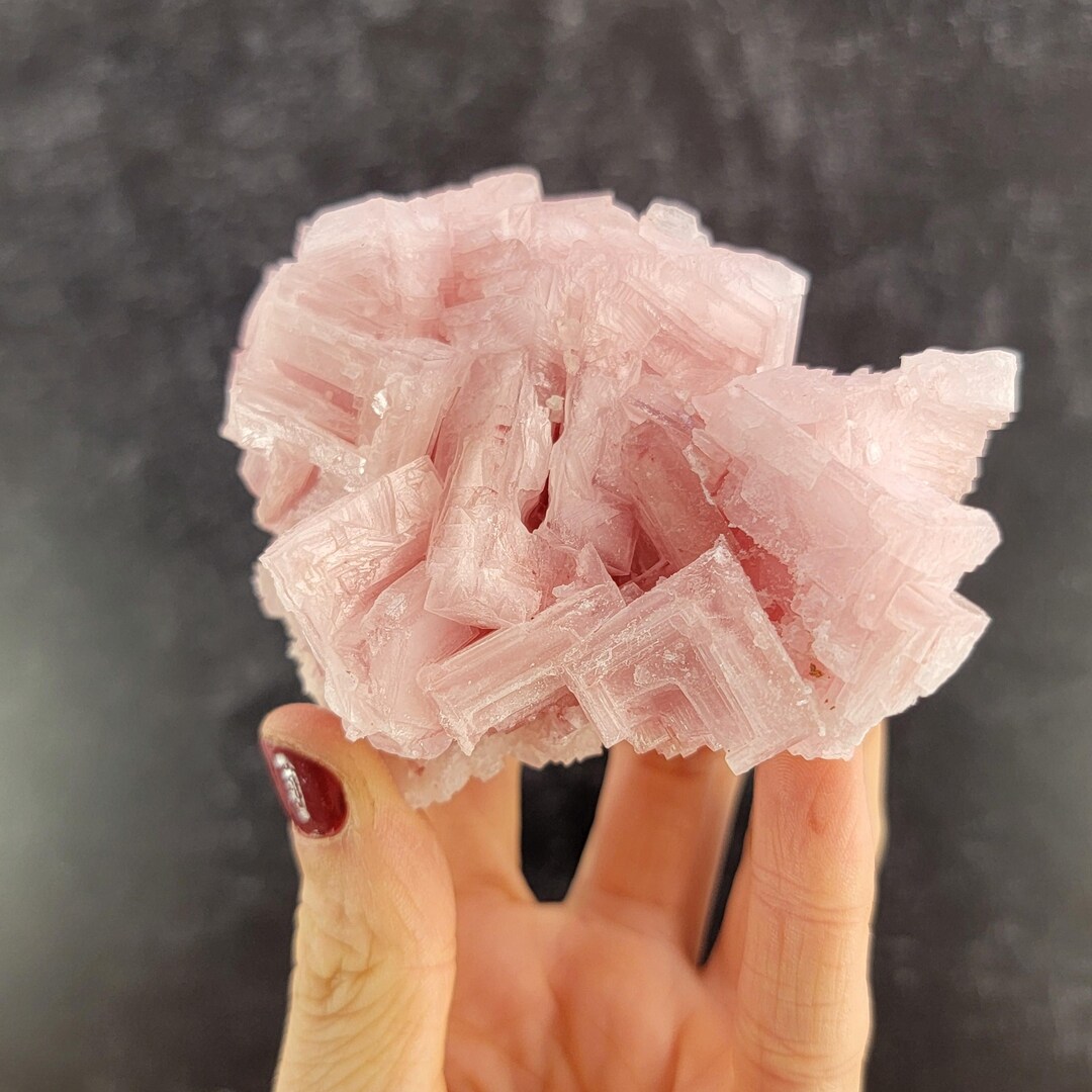 Self Collected Bright Pink Halite Cluster From Searles Lake, Trona ...