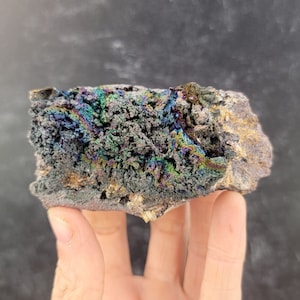 Iridescent Hematite from Graves Mountain, Georgia, USA, Naturally Rainbows, Geothite